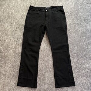 Hyper Denim Jet Black Flare Pants